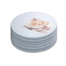 Cakebon Plateaux à Gâteau - Drums Solides de 1/2 Pouce d'Épaisseur - 12 Pouces 6-Pack