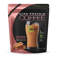 Chike Nutrition, Café Glacé à Haute Teneur en Protéines, Cannelle, 14,8 oz (420 g)