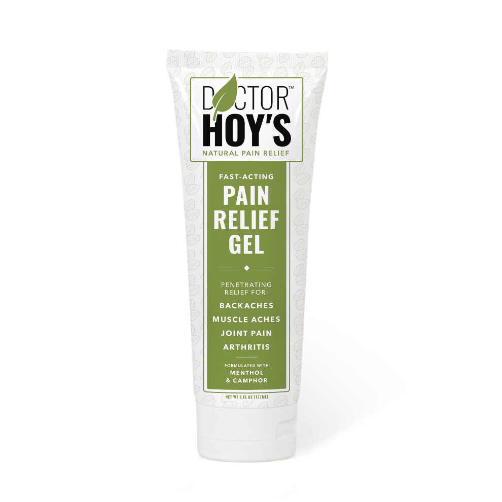 DOCTOR HOYS Natural Pain Relief Gel  Topical Arnica AntiInflammatory Gel for Arthritis  Joint Pain  and Muscle Strains  Clean