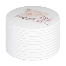 Cakebon Plateaux à Gâteau - Drums Solides de 1/2 Pouce d'Épaisseur - 12 Pouces - 12-Pack