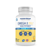 Oceanblue Professional Omega3 2100120 Count HighPotency Triple Strength Burpless Fish Oil with EPA DHA DPA Wild Caught