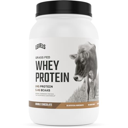 Levels, Grasgefüttertes Whey Protein Pulver, Doppelte Schokolade, 2 Pfund (907 g)