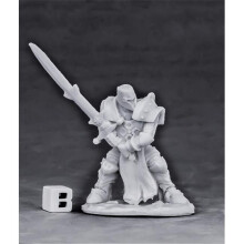 Reaper Miniatures REM77552 BONES - KRUSADER JUSTIFIER GSWORD W3 MINIATURES