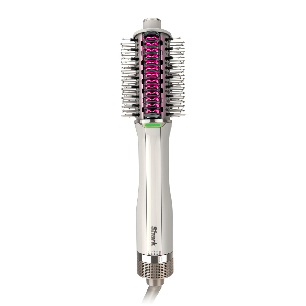 Shark HT202 SmoothStyle Heated Comb and Blow Dryer Brush  Dual Mode  for All Hair Types  Silk