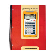 Calculated Industries 2140 Construction Master Pro Workbook and Study Guide 4 Comprehensive Sections Site Development Footing