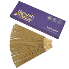 Natural Choice Incense Lavender Incense Sticks 100 Grams Low Smoke Traditional Incense Sticks Made from Scratch Never Dipped