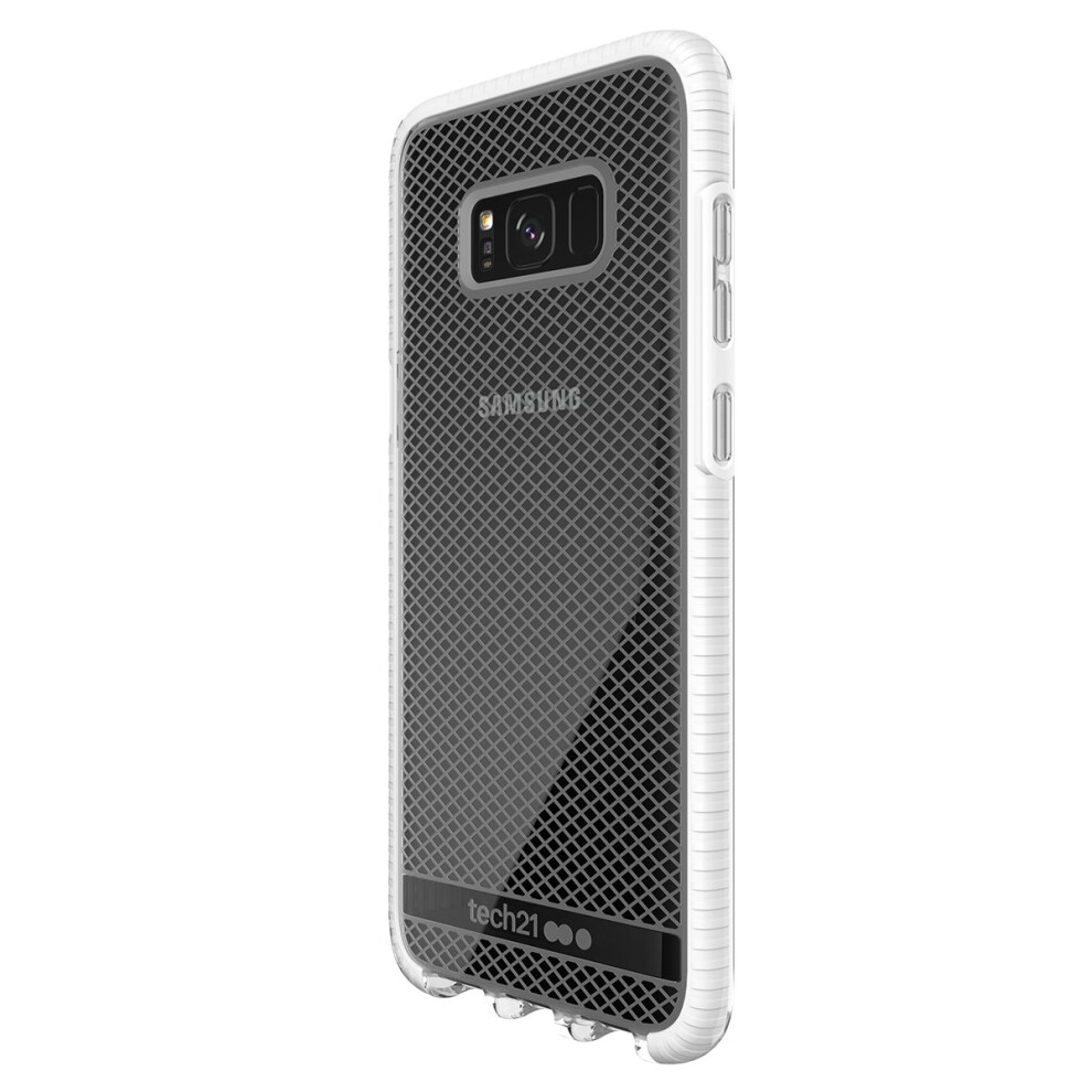 tech21 Evo Check Protective Case for Samsung S8 Plus T215604  ClearWhite