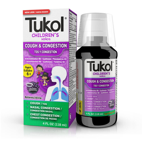 TUKOL Childrens Cough  Cold  4 Fl Oz GEN00539