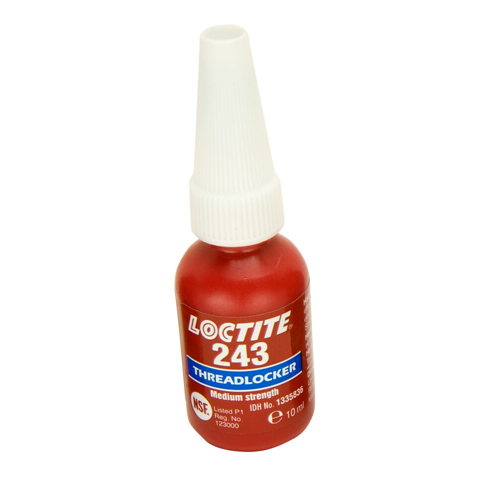 Loctite 1918246 243 Medium Strength Oil Tolerant Threadlocker 10Ml