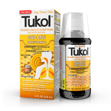 Tukol, Miel Multi-Symptômes, Rhume et Grippe, Jour, 12 ans et plus, Miel Naturel, 4 fl oz (118 ml)