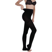 AMZAM Medical Compression Pantyhose for Women Men 2030 mmHg Graduated Compression Tights Opaque Toeless Compression Stockings