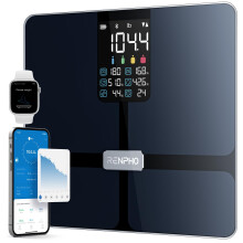 RENPHO Body Fat Scale Smart Scale with Large VA Display Bathroom Scale for Body Weight and Fat Percentage BMI Muscle Bone