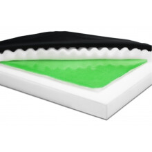 Coussin de fauteuil roulant Dura-Gel BASE 3, 22x18x3 pouces
