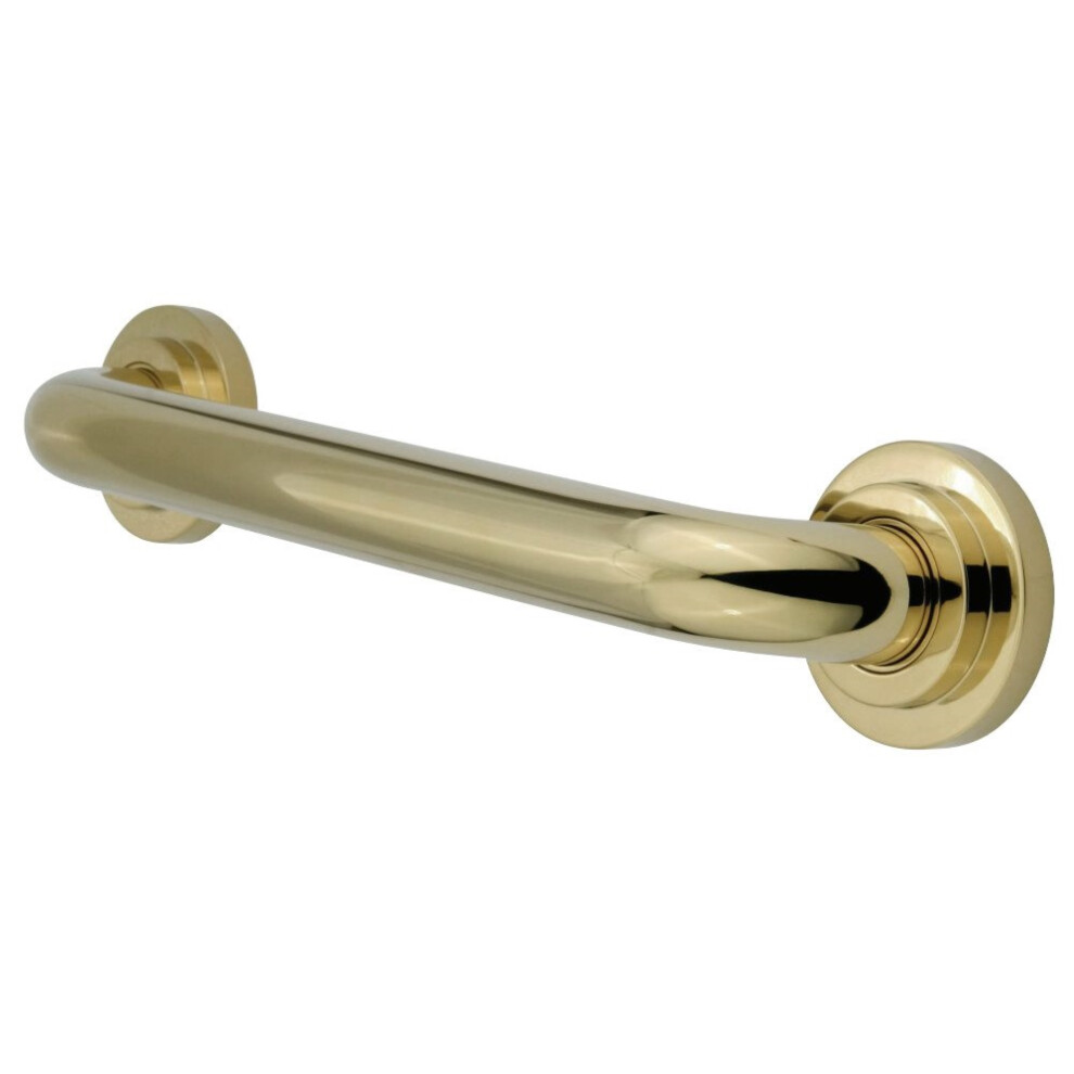 Kingston Brass Dr414122 Manhattan 12" Grab Bar, Polished Brass