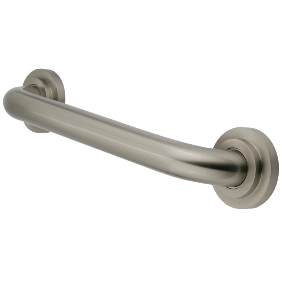 Kingston Brass Dr414128 Manhattan 12" Grab Bar, Brushed Nickel