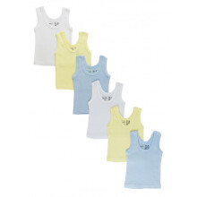 Chlapcensk    tielko Bambini Six Pack v pastelov   ch farb   ch, stredne velk