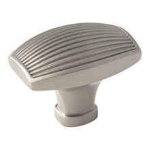 Sea Grass 1-1/2 in (38 mm) Length Satin Nickel Cabinet Knob
