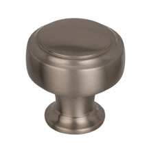 Highland Ridge 1-3/16 in (30 mm) Diameter Satin Nickel Cabinet Knob