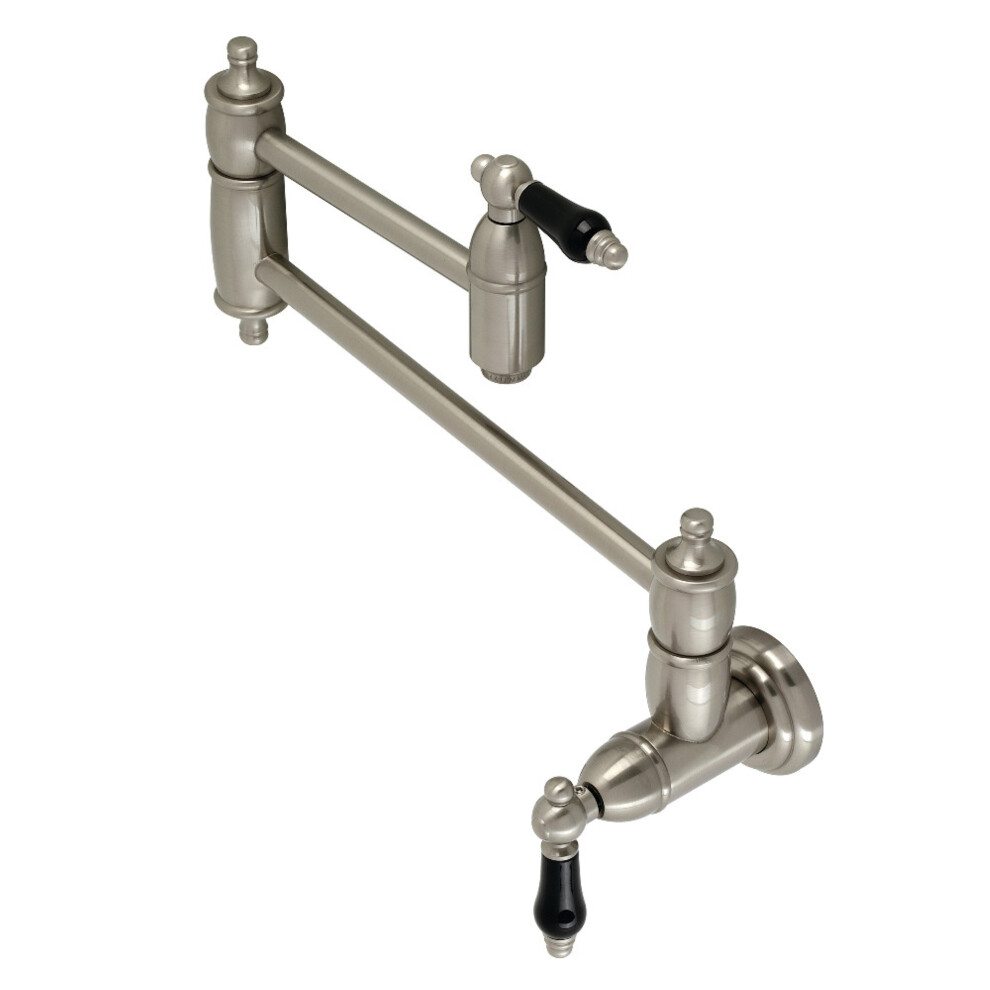 Kingston Brass Ks3108pkl Duchess Wall Mount Pot Filler Brushed Nickel 663370815966
