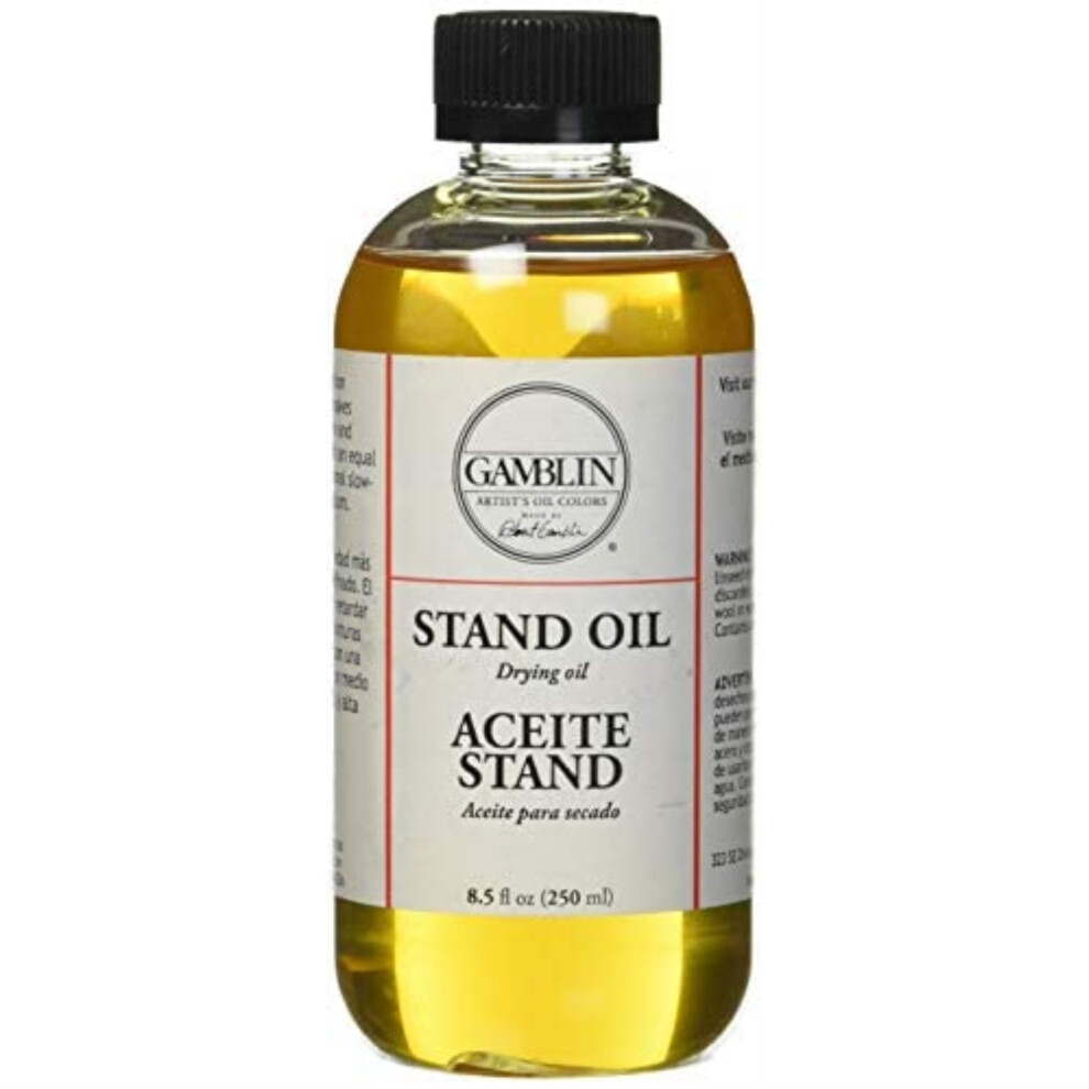3M Gamblin Stand Linseed Oil 8 Oz (G08008)