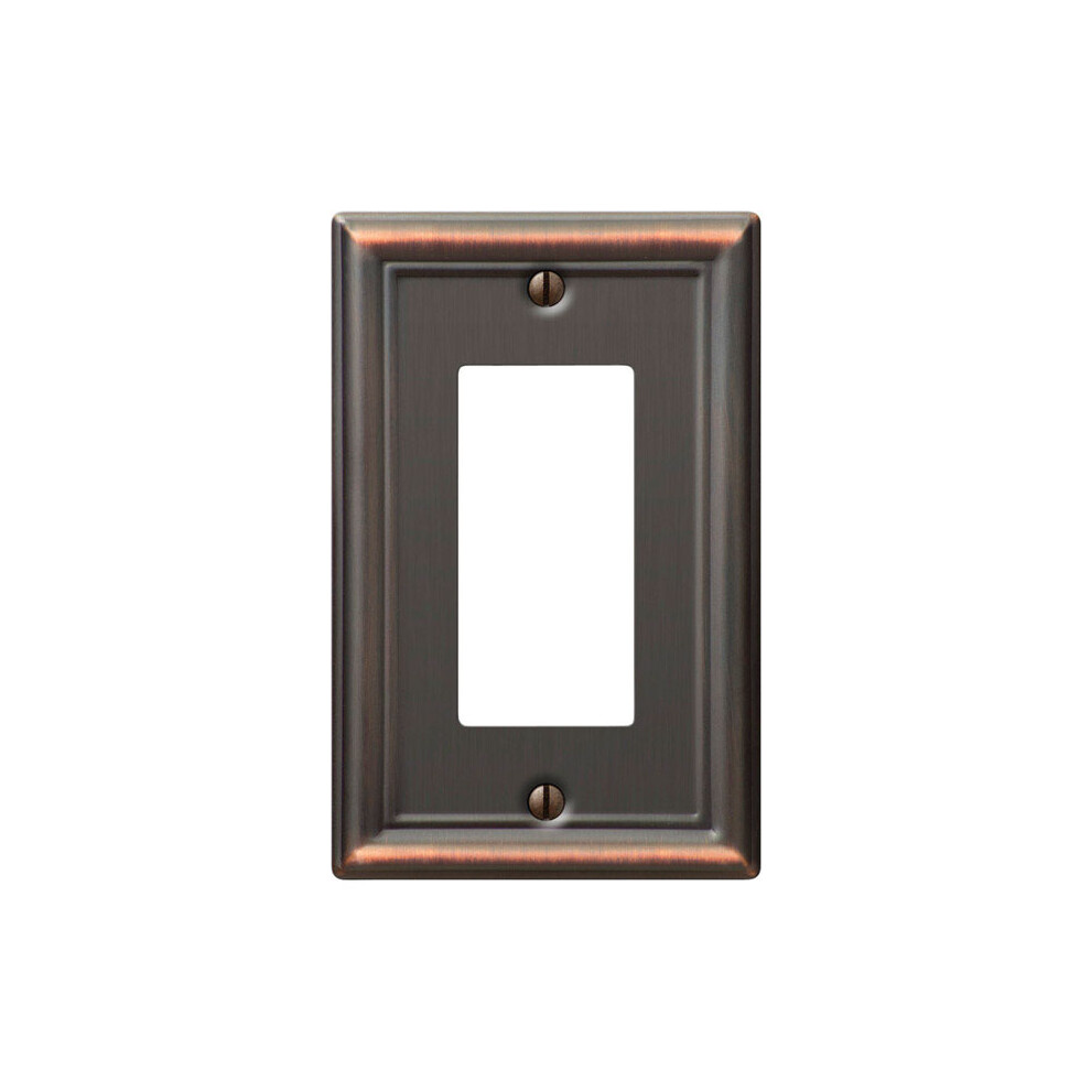 Photos - Other Electrical Equipment Amerelle 149RDB Chelsea Wallplate, 1 Rocker, Aged Bronze 3500949