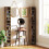 Homcom HOMCOM 204 CD Storage Tower Tall Bookcase Bookshelf with Cubes Rustic Brown 6