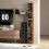 Homcom HOMCOM 204 CD Storage Tower Tall Bookcase Bookshelf with Cubes Rustic Brown 8