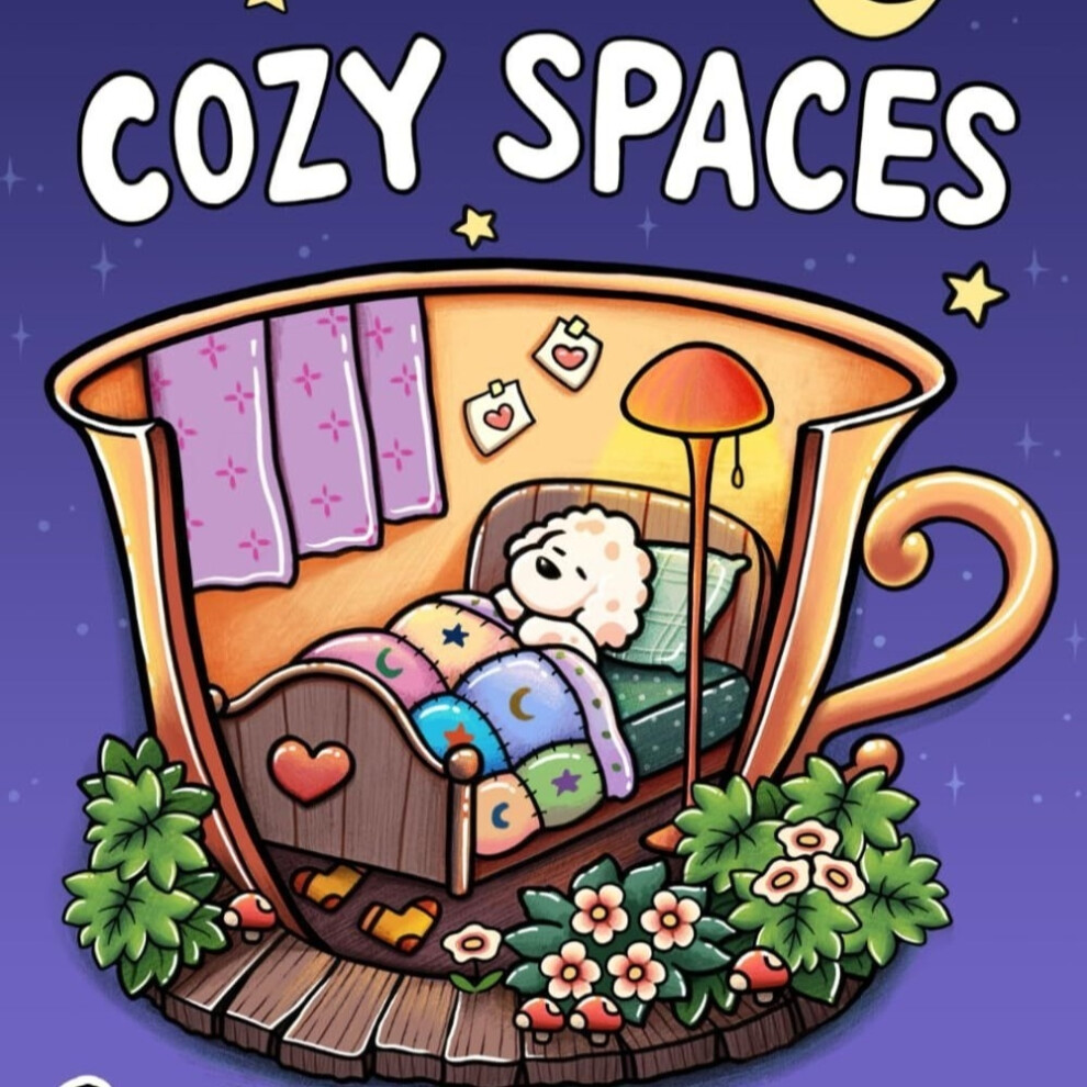 (07-94Pages) Spooky Cutie Coloring Book Featuring Adorable Creatures In Cozy Moments For Relaxation Doodles Book Educational