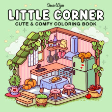 (03-94Pages) Spooky Cutie Coloring Book Featuring Adorable Creatures In Cozy Moments For Relaxation Doodles Book Educational