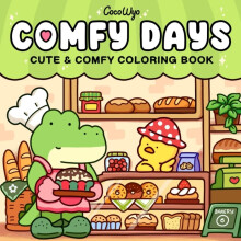 (04-94Pages) Spooky Cutie Coloring Book Featuring Adorable Creatures In Cozy Moments For Relaxation Doodles Book Educational