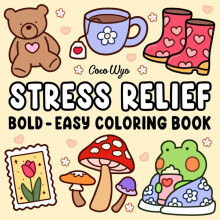 (05-114Pages) Spooky Cutie Coloring Book Featuring Adorable Creatures In Cozy Moments For Relaxation Doodles Book Educational