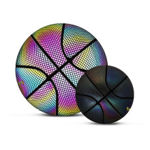 (style 5) Holographic Basketball Sports Glowing Reflective Luminous Basketball Gift