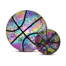 (style 6) Holographic Basketball Sports Glowing Reflective Luminous Basketball Gift