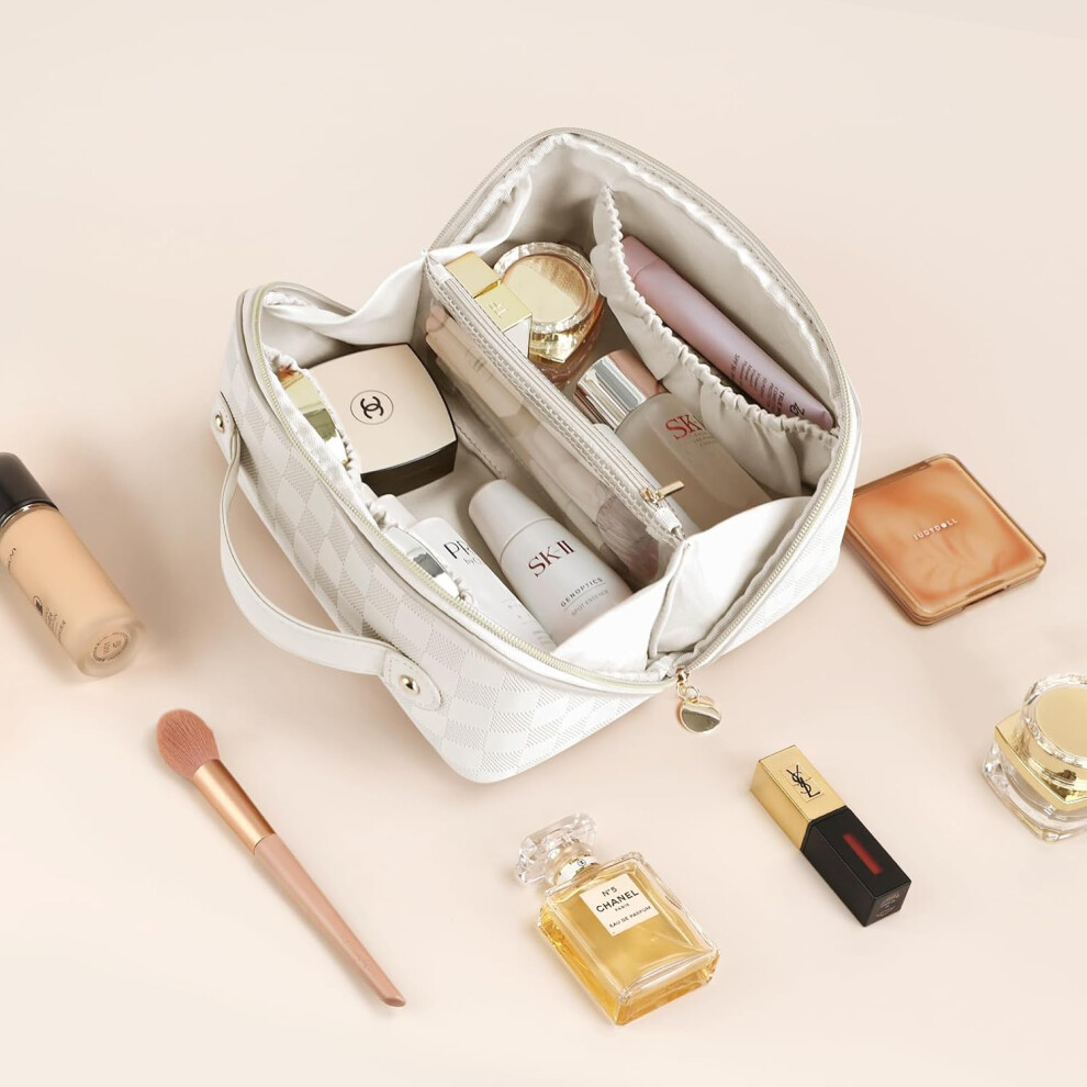 m--white-plaid--large-capacity-makeup-bag-portable-travel-cosmetic-bag-waterproof-pu-leather-toiletry-bag-flat-lay-make-up-organiser-case