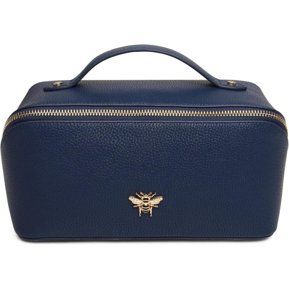 bee-train-case-beauty-concertina-fold-out-organiser--navy-blue