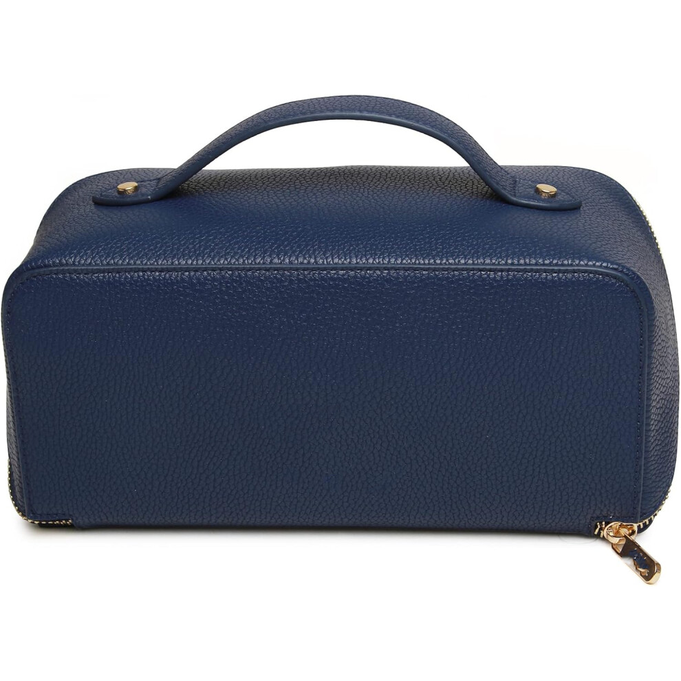 bee-train-case-beauty-concertina-fold-out-organiser--navy-blue