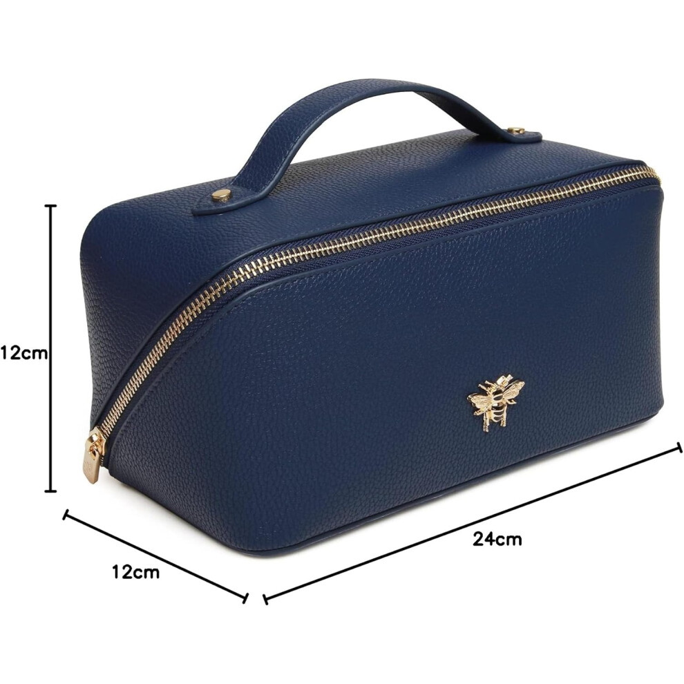 bee-train-case-beauty-concertina-fold-out-organiser--navy-blue