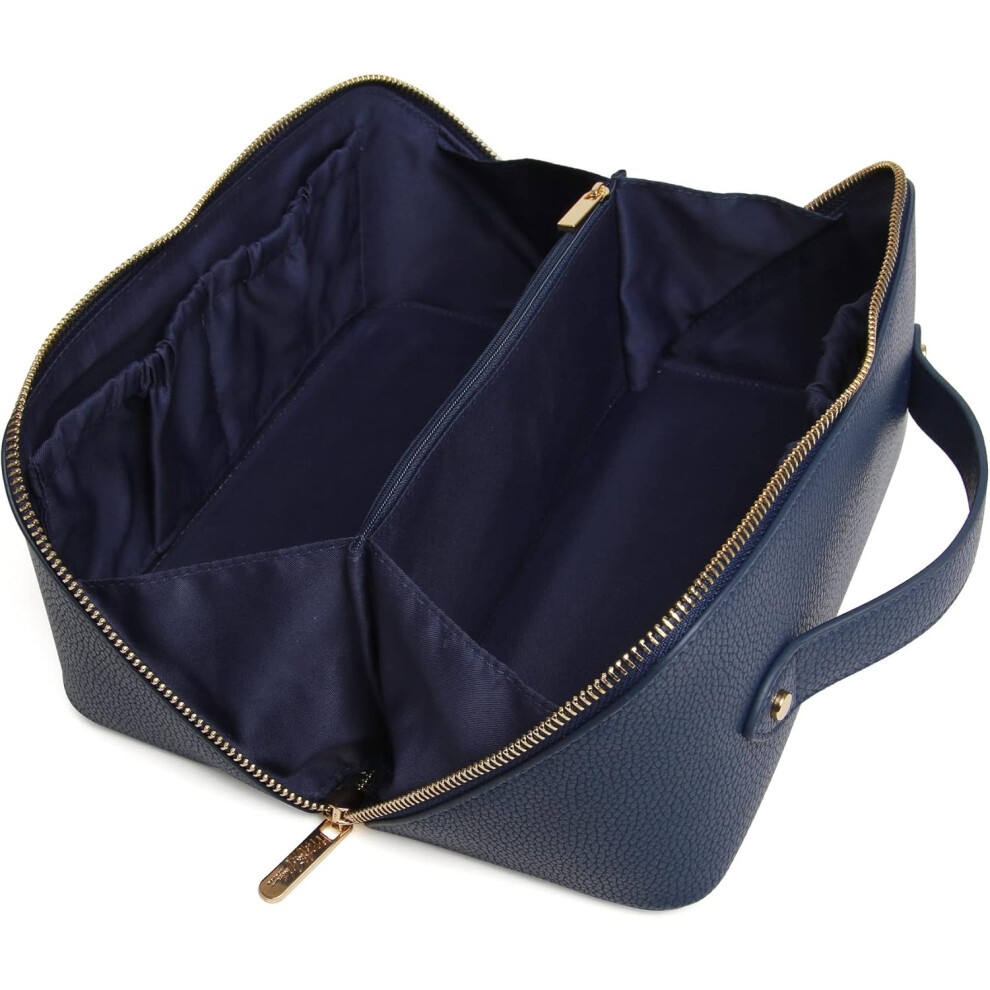 bee-train-case-beauty-concertina-fold-out-organiser--navy-blue