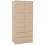 Vida Designs (Pine) Denver 2 Door 2 Drawer Wardrobe Bedroom Storage 7