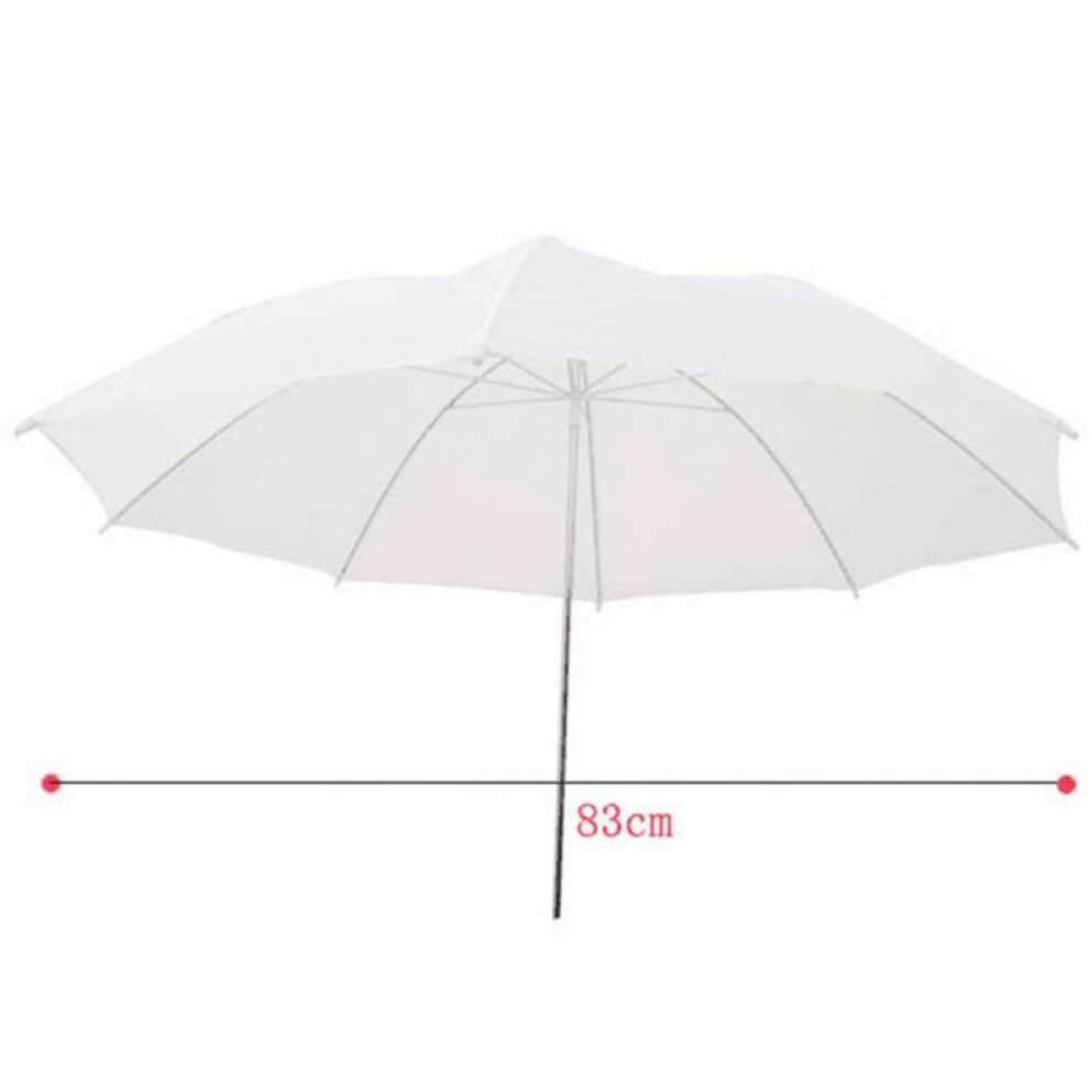 33 Inch Photography Studio Flash Diffuser Translucent Soft Light White Umbrella Camera Accessories