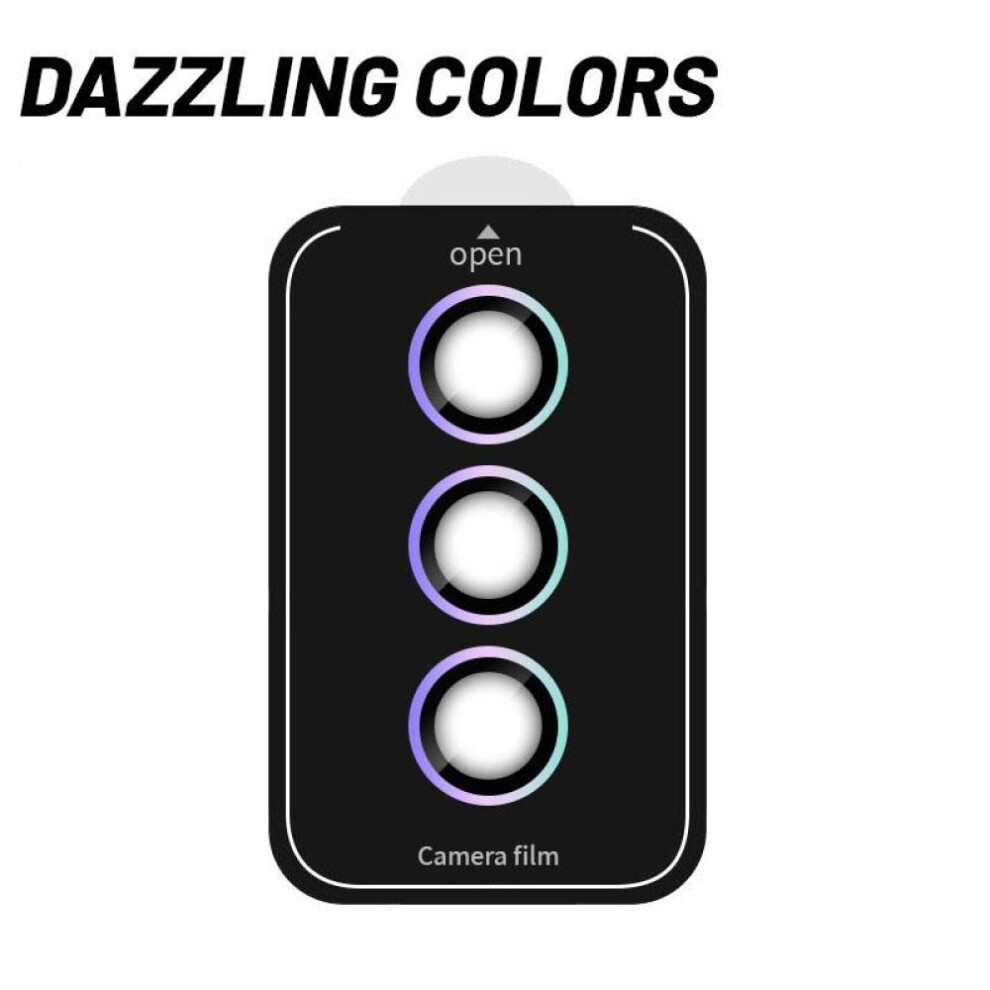 (Dazzling, Samsung Galaxy A55 5G) Samsung Galaxy A14 A24 A34 A54 A15 A25 A35 A55 A05 A05S Rear Camera Lens Metal Tempered Glass Protector Ring