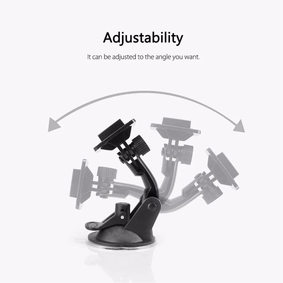Camcorder Back Stand for Go Pro Holder Car Mount Windshield Suction Cup Motion Camera Bracket