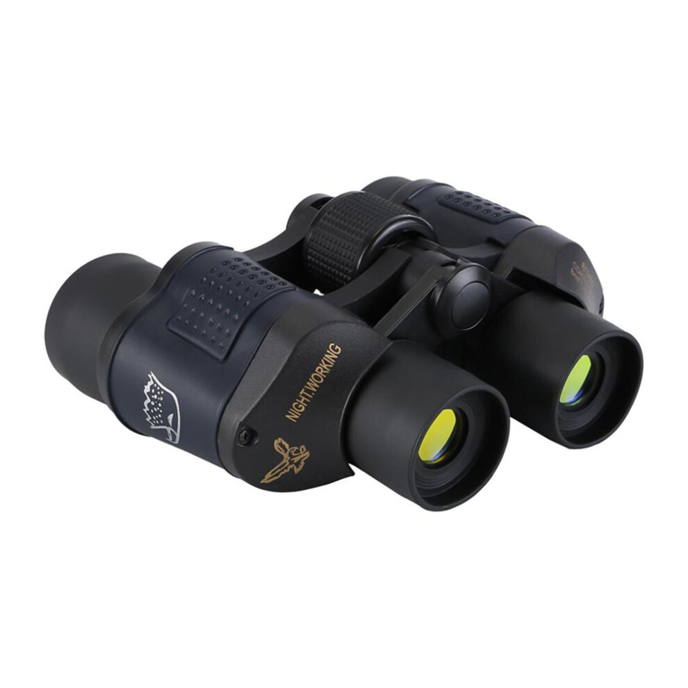 60x60 Binoculars Compact Waterproof Binocular Telescope with Low Light Night Vision Compass