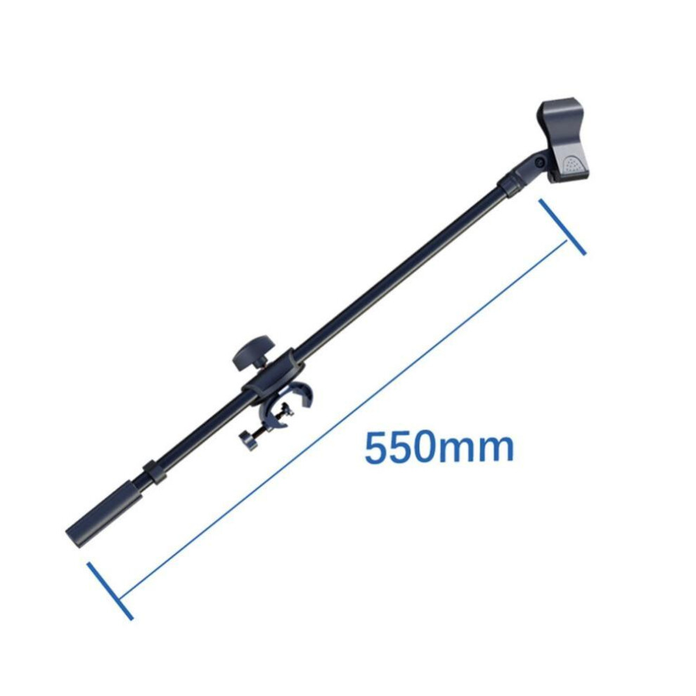 Adjustable Clamp Mic Stand For 60-100mm Stand Bar With 3/8 Thread