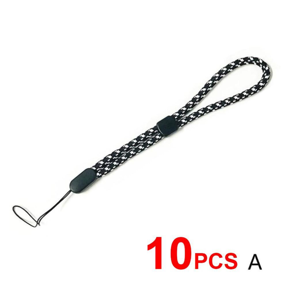 10 pcs Adjustable Wrist Strap Lanyard High Quality Nylon Hand Grip For Phone Camera Gopro iPod PSP USB Devices Flashlights