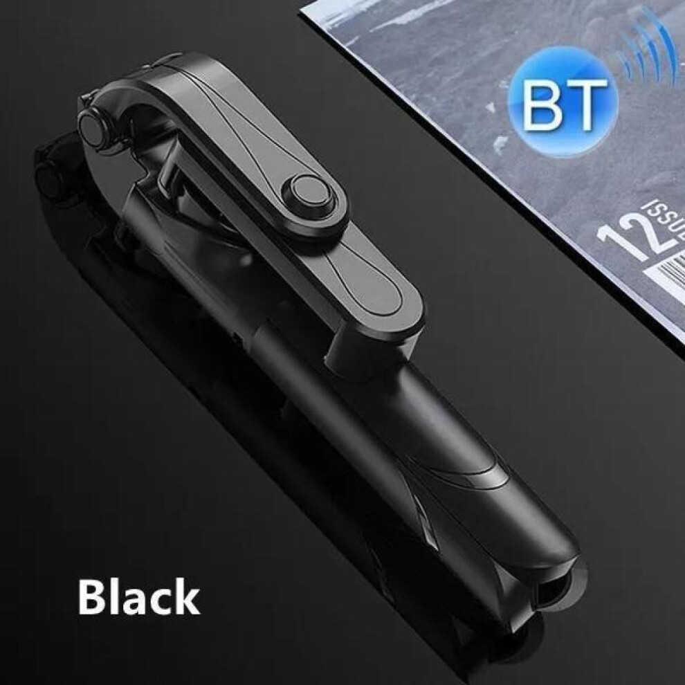 (Black) Extendable Bluetooth Selfie Stick & Tripod