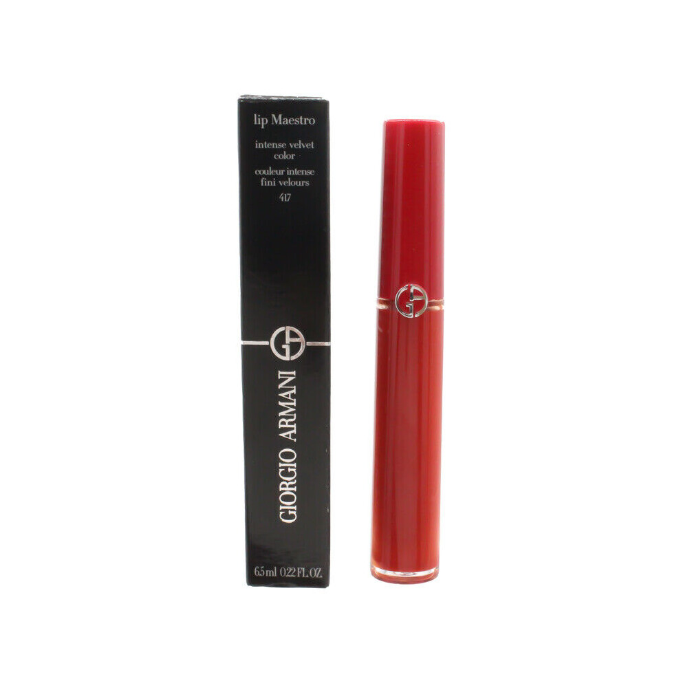 Giorgio Armani Lip Maestro Velvet Red Lipstick 417 Blaze