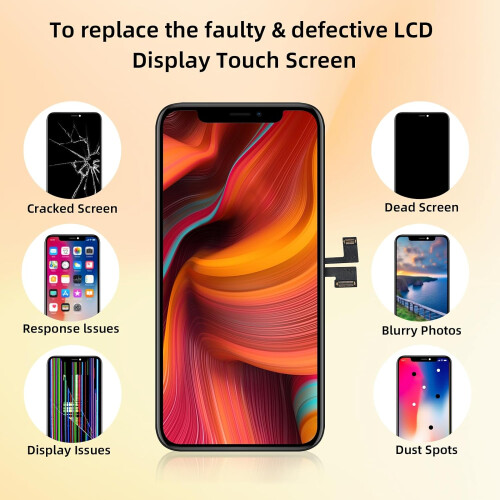 iPhone 11 Pro Max LCD Screen Replacement Kit with Digitizer + Tools – Easy Install, Compatible with A2218/A2161/A2220, Full HD 2