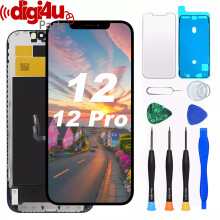 Screen Replacement For iPhone 12/12 Pro LCD Display Digitizer+Tools