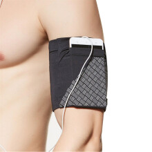 (Black, L) Sports Running Armband Cell Phone Exercise Arm Holder For Running Fitness And Gym Workouts Phone H